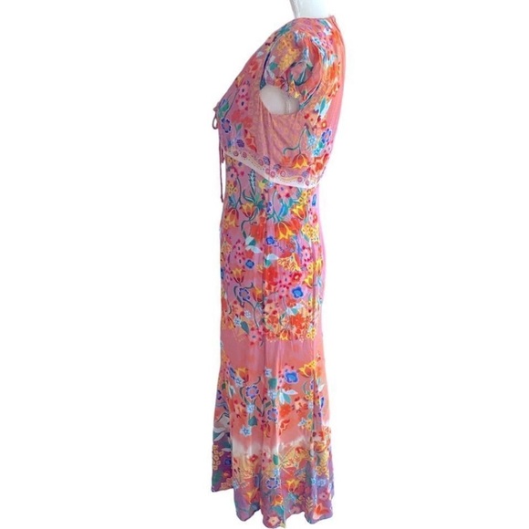 SALONI Sienna floral dress size 6. - Picture 12 of 12